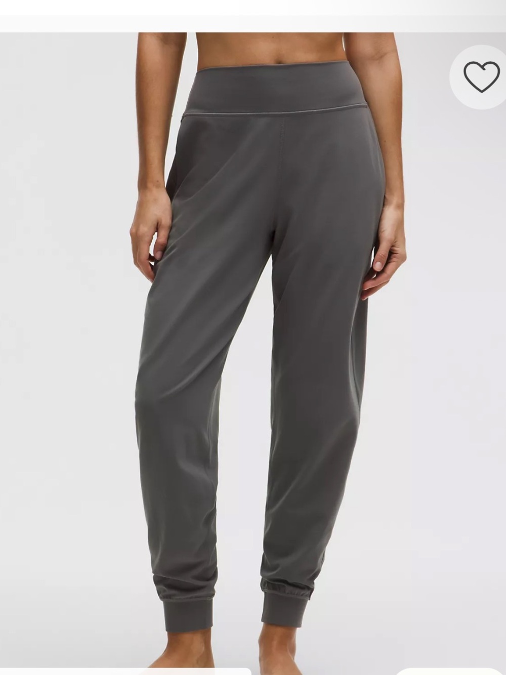lululemon athletica Women's Gray Track Joggers